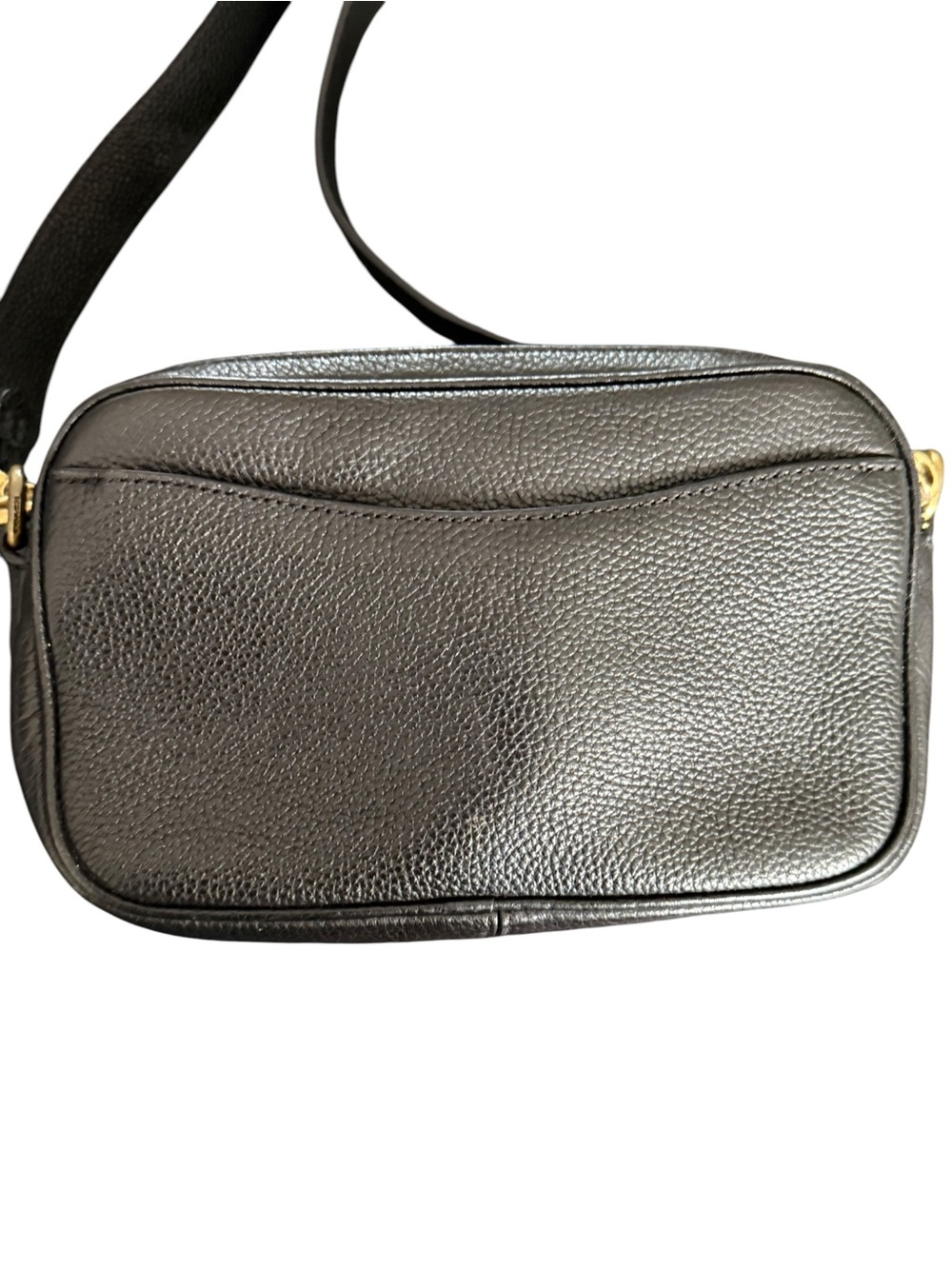 Coach Willow Camera Bag Black Pebbled Leather Turnlock Crossbody - Picture 3 of 12